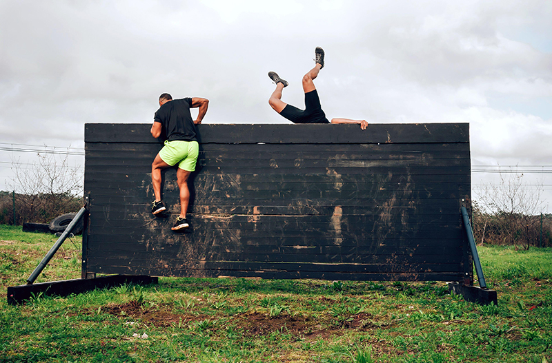 jumping wall